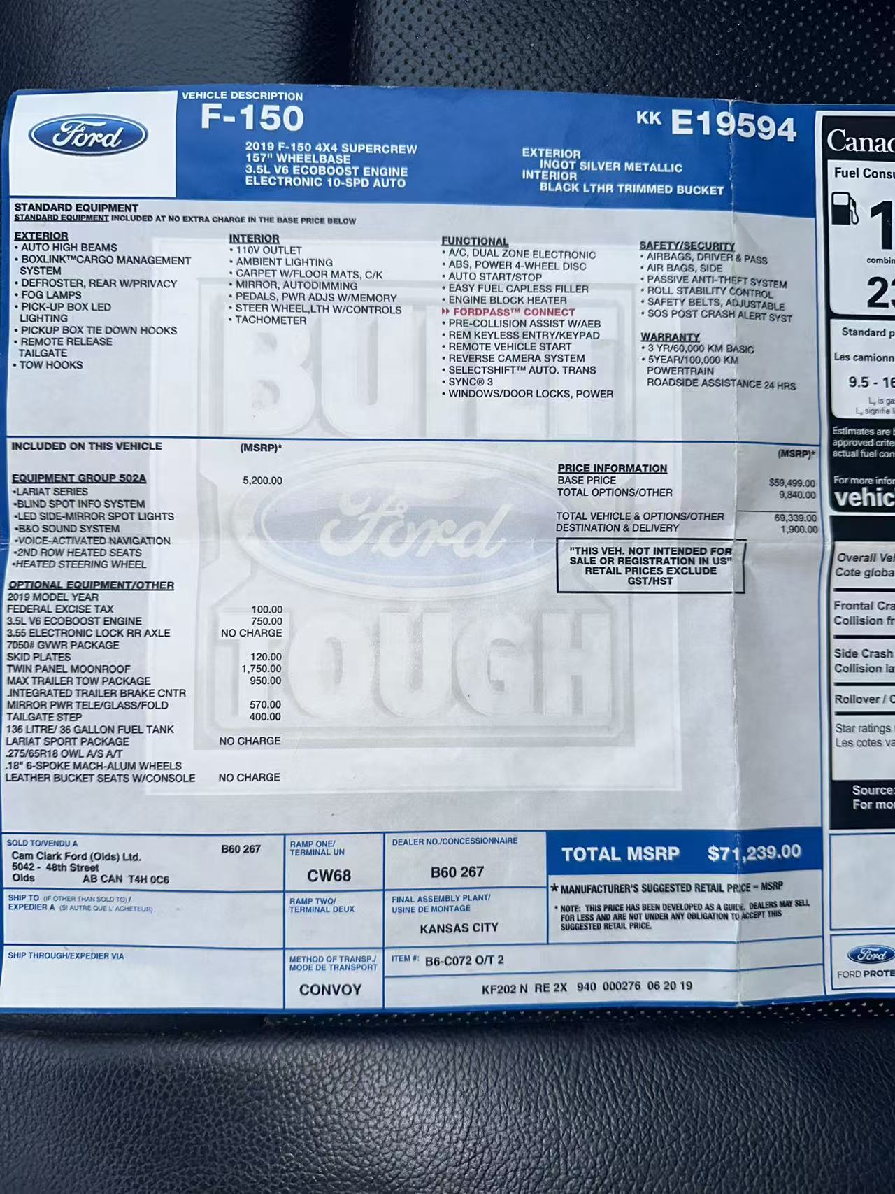 2019 Ford F-150 Lariat supercrew